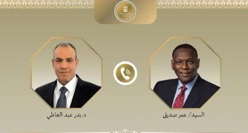 وزير الخارجية يهنئ نظيره السوداني بمناسبة توليه مهام منصبه الجديد وزير الخارجية يهنئ نظيره السوداني بمناسبة توليه مهام منصبه الجديد