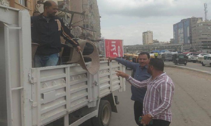 رفع 391 حالة إشغال طريق مخالف في البحيرة رفع 391 حالة إشغال طريق مخالف في البحيرة