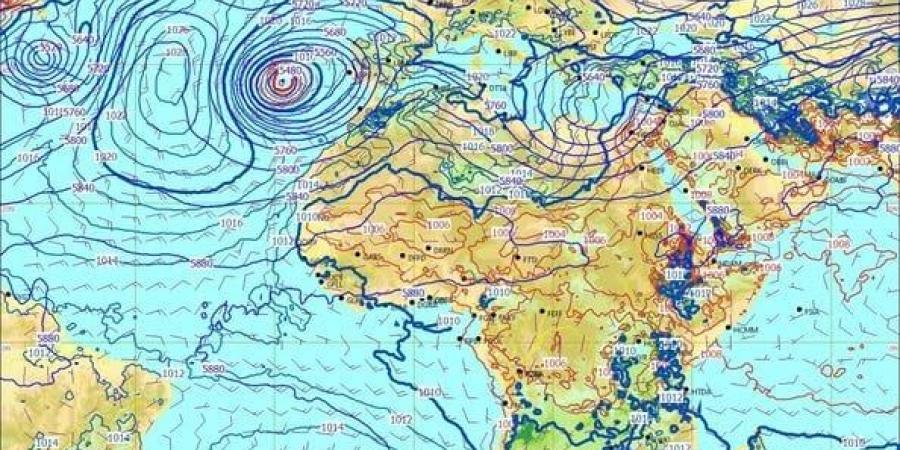 «الأرصاد
      الجوية»
      تعلن
      حالة
      الطقس
      خلال
      الأيام
      القادمة..
      بيان
      رسمي