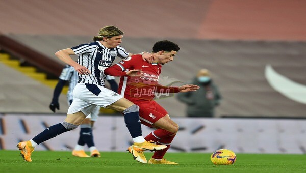 نتيجة مباراة ليفربول ضد وست بروميتش liverpool vs west brom في الدوري الإنجليزي