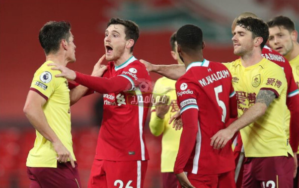 نتيجة مباراة ليفربول ضد بيرنلي liverpool vs burnley في الدوري الانجليزي