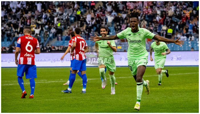 نتيجة مباراة أتلتيكو مدريد ضد أتلتيك بيلباو Atletico Madrid vs Athletic Bilbao في كأس السوبر الإسباني