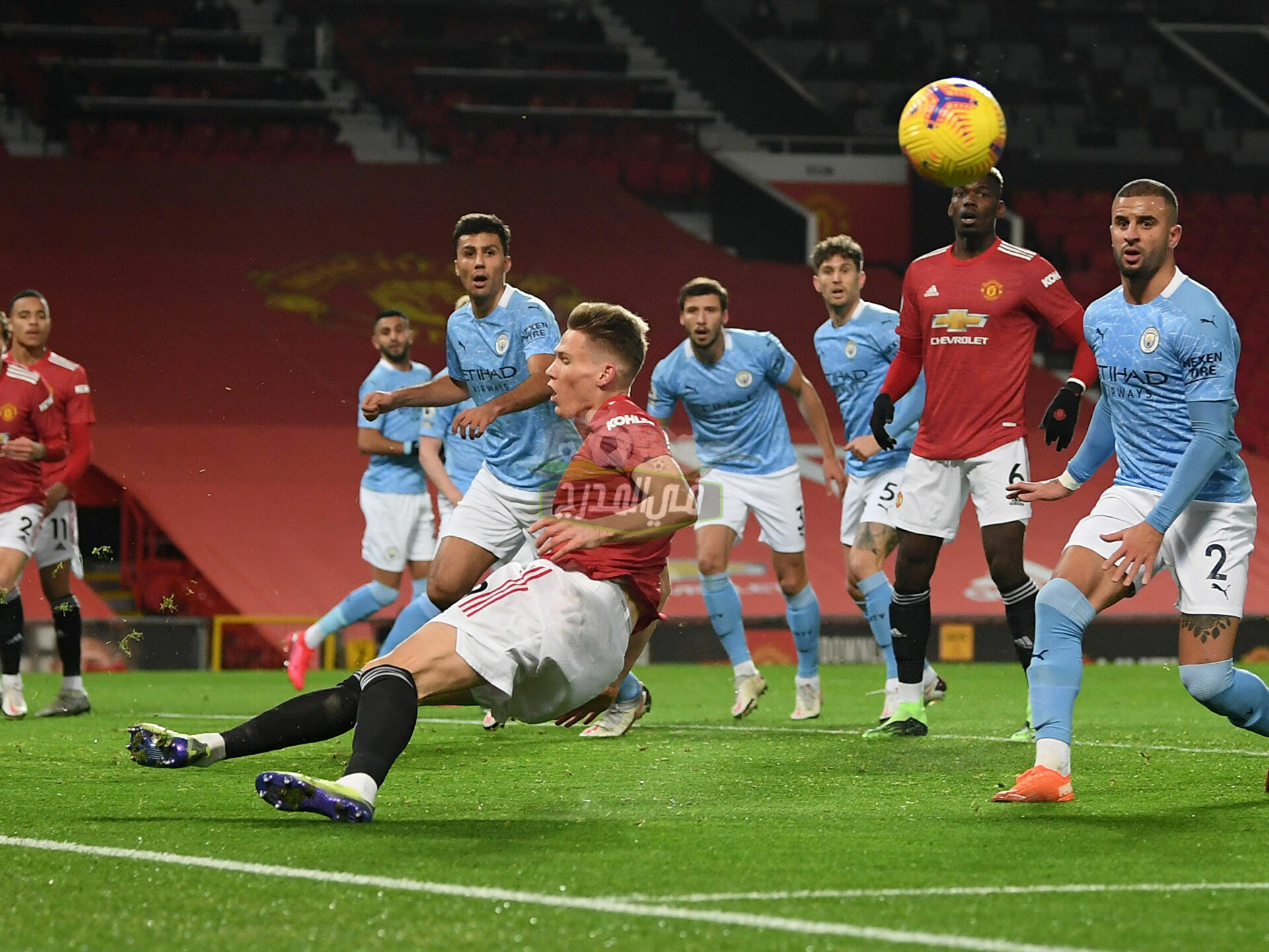 القنوات المفتوحة الناقلة لمباراة مانشستر سيتي ومانشستر يونايتد man city vs man united الأحد 2022/3/6