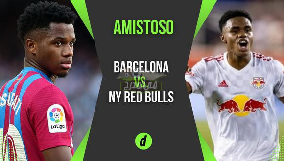 القنوات المفتوحة الناقلة لمباراة برشلونة وريد بولز Barcelona vs Red Bulls الودية