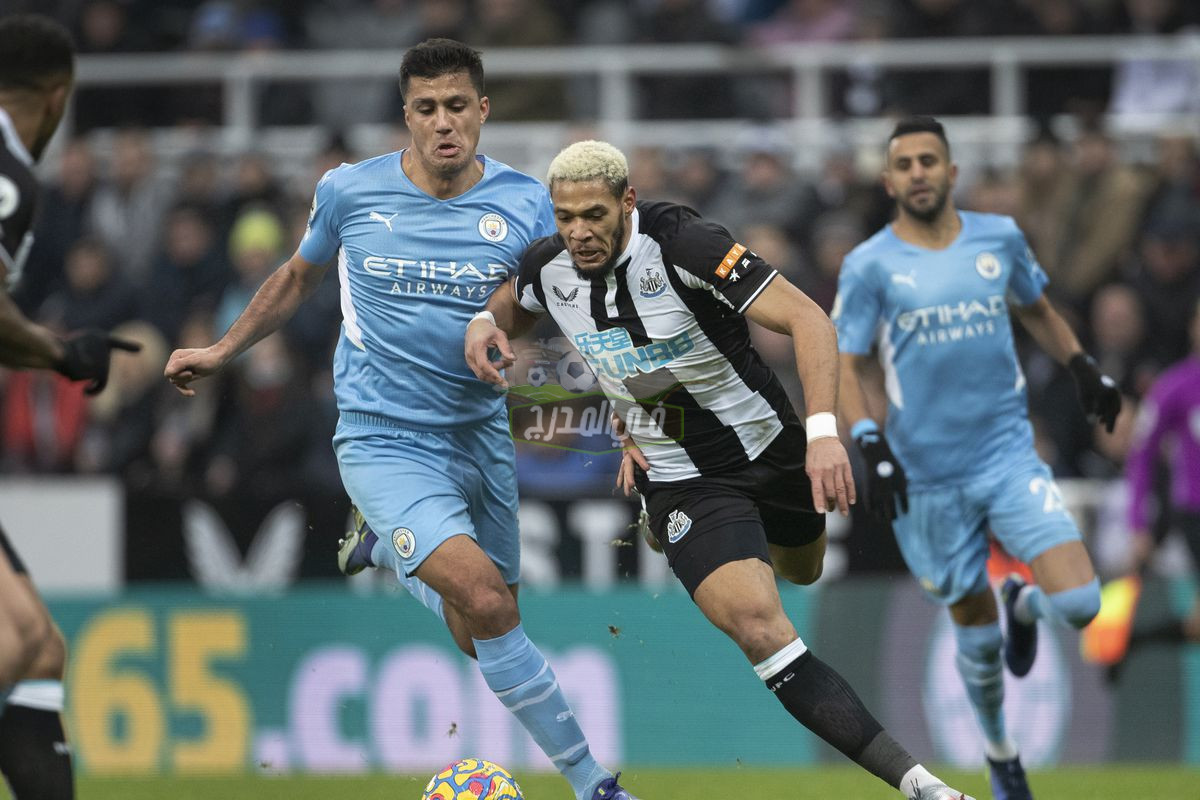 القنوات الناقلة لمباراة مانشستر سيتي ونيوكاسل يونايتد man city vs newcastle في الدوري
