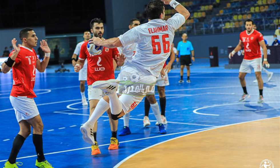 تردد القنوات الناقلة لمباراة الأهلي والزمالك في دوري أبطال أفريقيا لكرة اليد