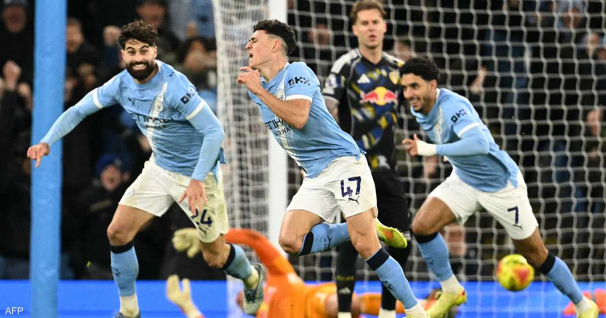 «مان سيتي يشتعل في سباق الدوري بفوز مثير على ليدز»