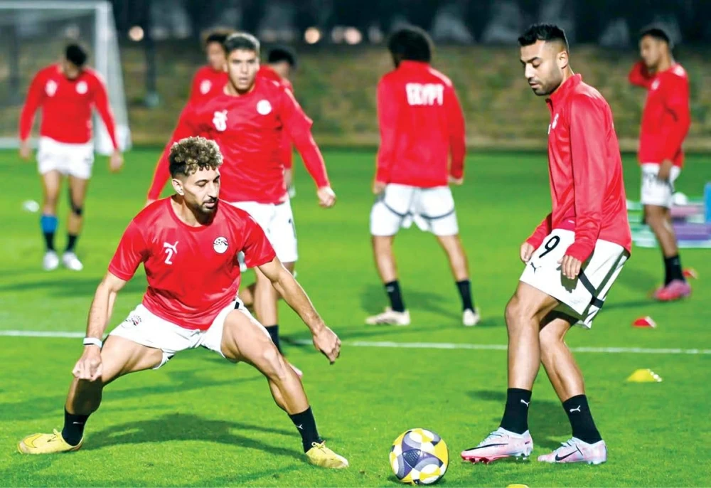 «استعداده النهائي» منتخب مصر يختتم تدريباته قبل مواجهة الكويت في كأس العرب