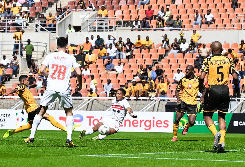 «مباراة الزمالك ضد كايزر تشيفز في كأس الكونفدرالية تُسجل 1-0: لحظة مثيرة في الملعب»