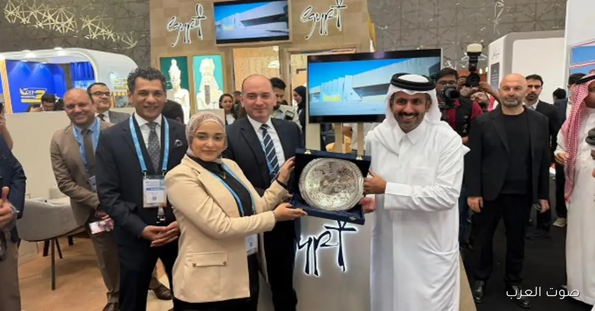 «مصر تتصدر المشهد بفوزها بجائزة أفضل تصميم في معرض قطر السياحي»