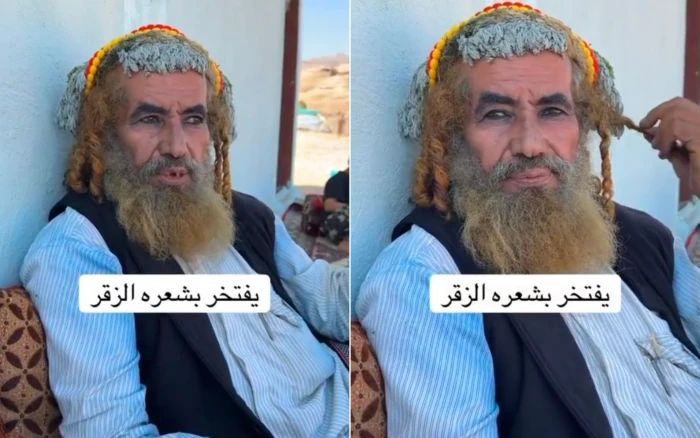 «تقاليد القبائل في جازان: مواطن يكشف عن سر مظهره وشعره المضفّر بفيديو مميز»