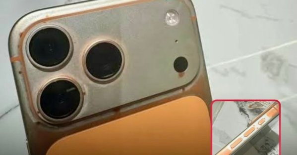 «مصيبة البرتقالي: تلاشي لون الآيفون الأغلى بمجرد مسحة منديل»