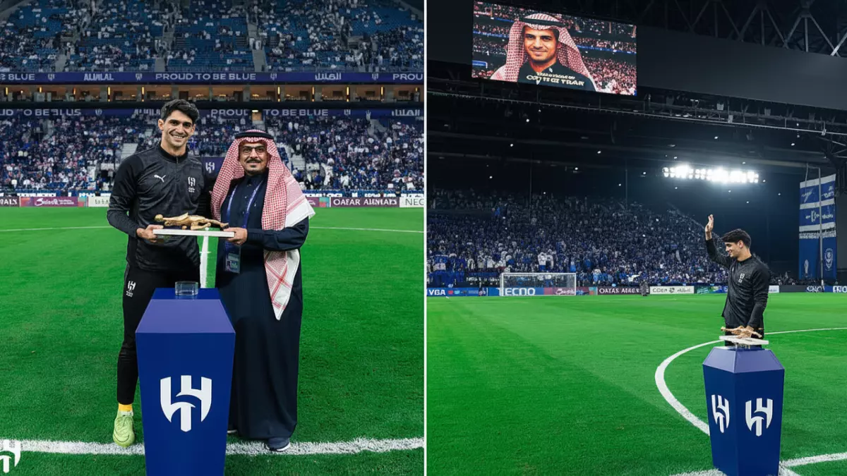 «احتفاء غير مسبوق» الأمير نواف يكرم بونو بطريقة ملكية والجماهير تشعل الأجواء بالاحتفالات!