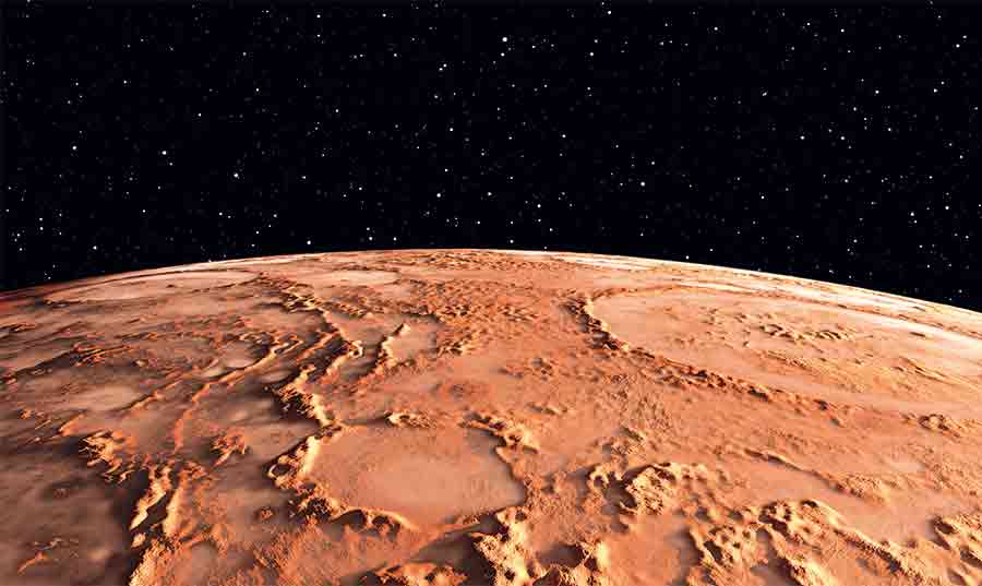 «اكتشاف صخرة غريبة على المريخ يعيد إشعال الجدل حول وجود كائنات فضائية»