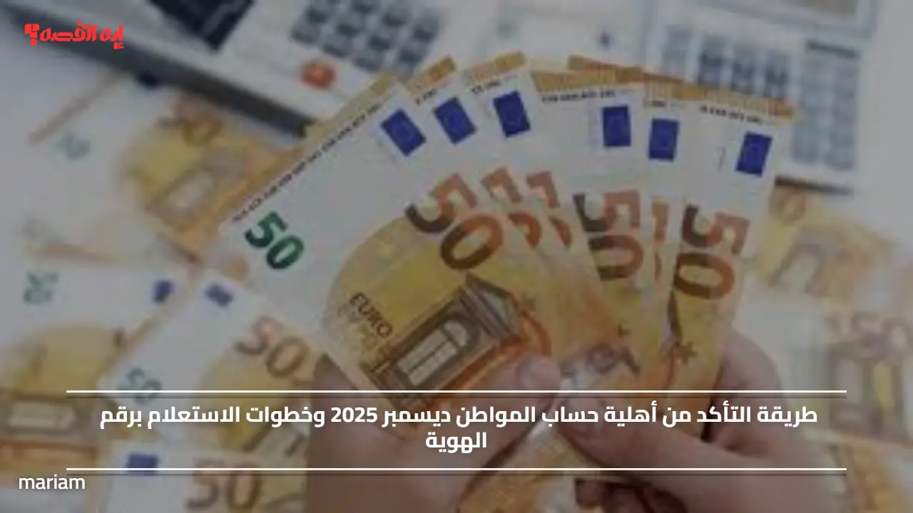 «اكتشف كيفية التحقق من أهلية حساب المواطن لشهر ديسمبر 2025 والخطوات اللازمة للاستعلام باستخدام رقم الهوية»