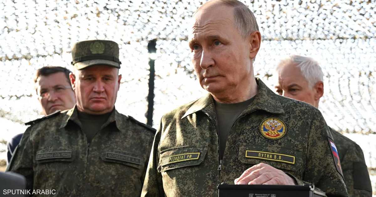 «زيارة مفاجئة» بوتين في الجبهة تعزز من سيطرة القوات الروسية على بوكروفسك