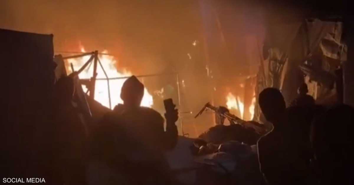 «قصف إسرائيلي يستهدف خيام نازحين في غزة ويوقع قتلى»