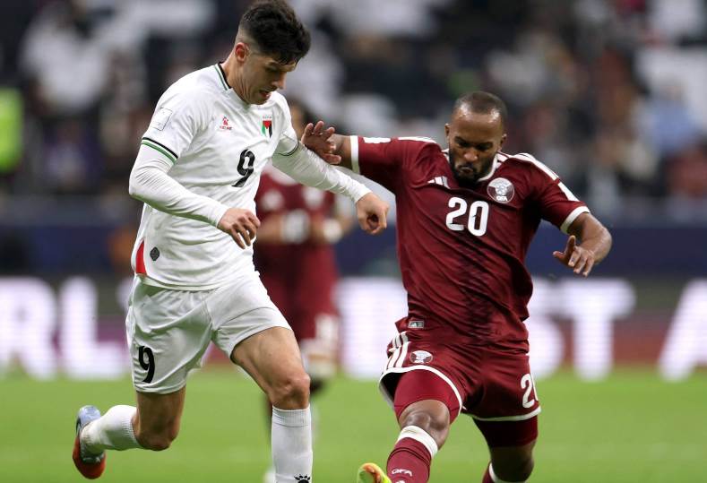 «مباراة سورية قطر في كأس العرب 2025 تنتهي بالتعادل السلبي»