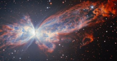 «اكتشاف مذهل للفراشة الكونية بواسطة تلسكوب جيمينى الجنوبى»