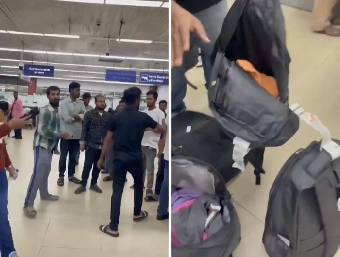 «مفاجأة غير متوقعة» عمال بنغلاديشيون يعودون بعد سنوات من العمل في المملكة ويكتشفون سرقة حقائبهم خلال سفرهم عبر الخطوط الإثيوبية بالفيديو