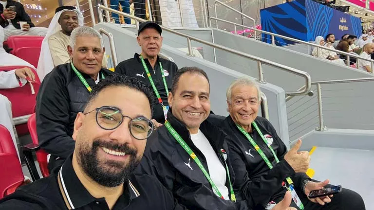 «متابعة دقيقة من الجهاز الفني لمنتخب مصر لمباراة الإمارات والأردن في كأس العرب»