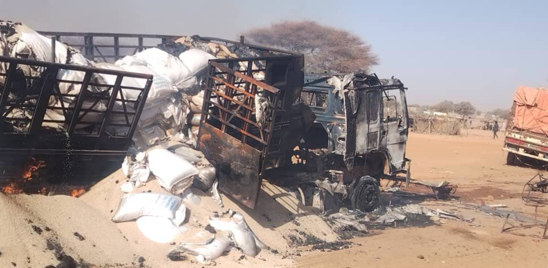 «غارات على قافلة إغاثة دولية قرب حمرة الشيخ تثير إدانات الأمم المتحدة»