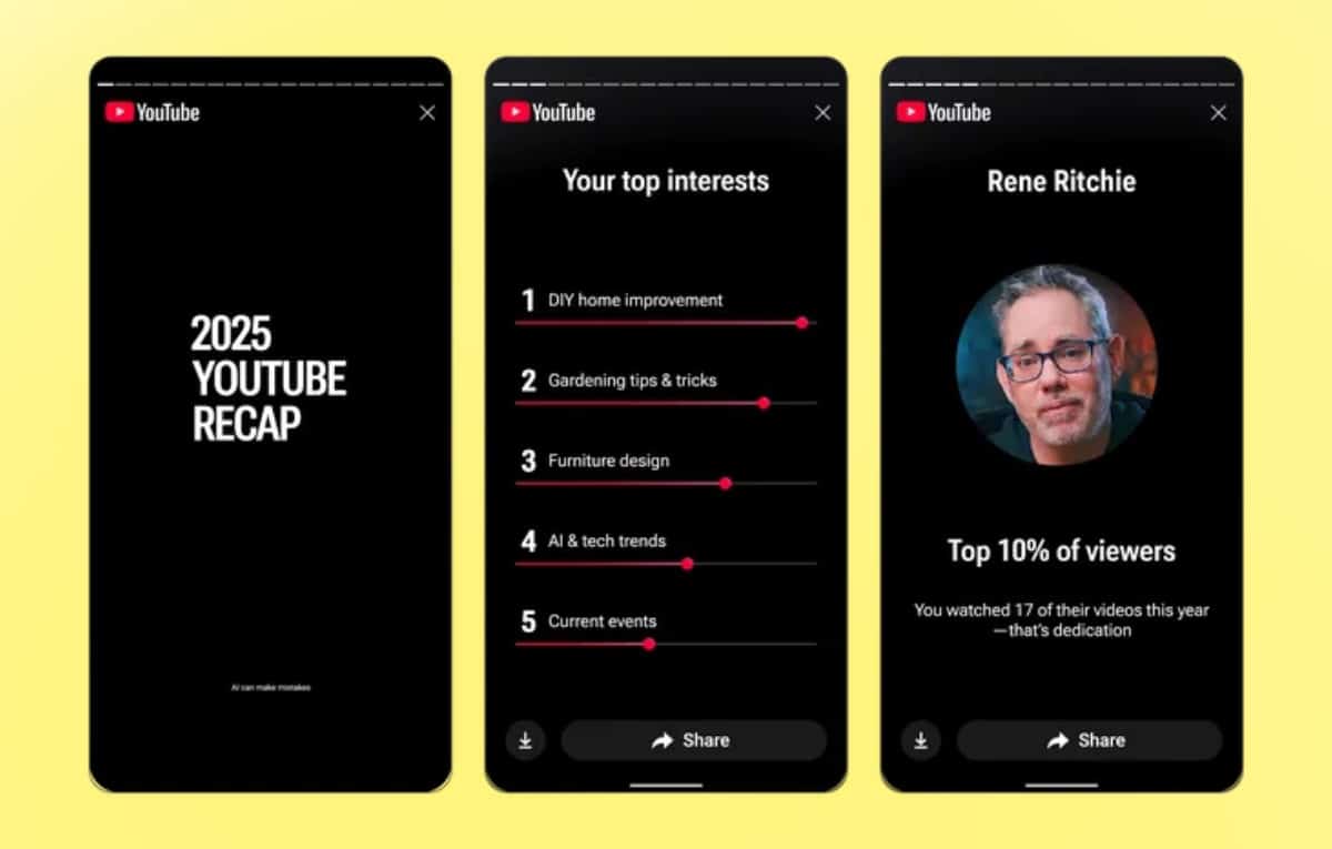 «تجربة فريدة في 2023» يوتيوب تطلق ميزة ملخص المشاهدة السنوي لتفاعل مستخدميها