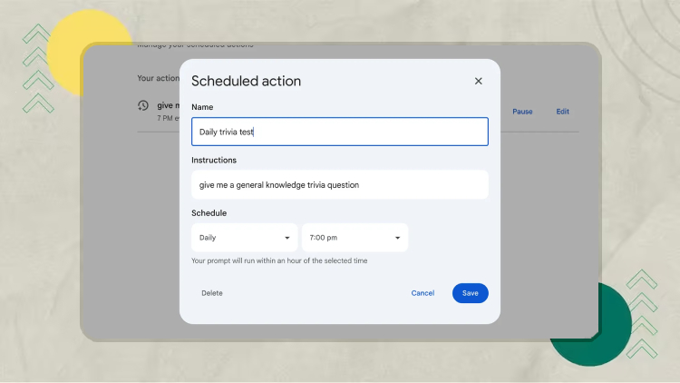 «انطلق بخدمات منظمة مع ميزة جوجل الجديدة لإدارة الأوامر المجدولة في جيميني»