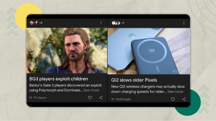 «تطور غريب في جوجل» عناوين أخبار روبوتية تثير الجدل وتعيد تشكيل واجهة Discover