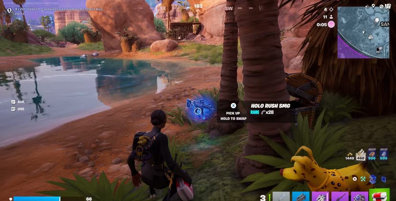 «اكتشف جميع العناصر الجديدة وكيفية استخدامها في Fortnite: الفصل السابع الموسم الأول – الجزء الثاني»