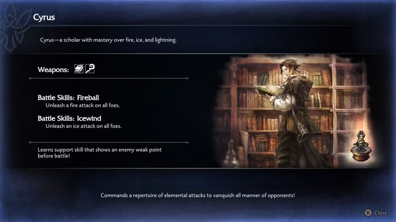 «اكتشف جميع مواقع رفقاء Octopath Traveler الأصليين في الجزء الثالث من Octopath Traveler 0»