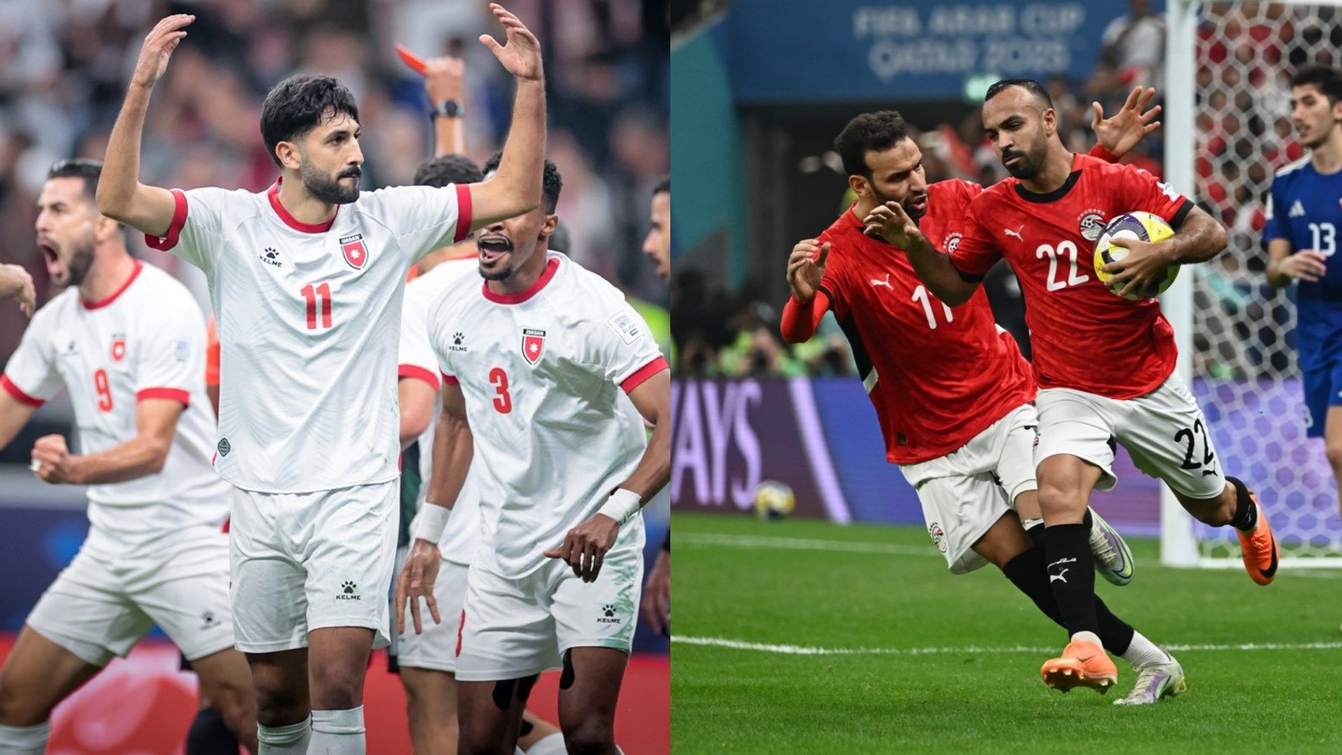 «تابعوا لحظة بلحظة مباراة مصر ضد الأردن في كأس العرب 2025»