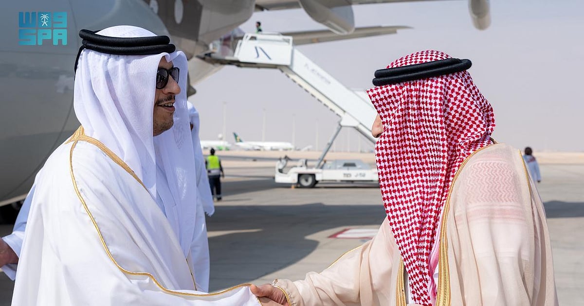 «زيارة رفيعة المستوى» رئيس مجلس الوزراء وزير خارجية قطر يزور الرياض