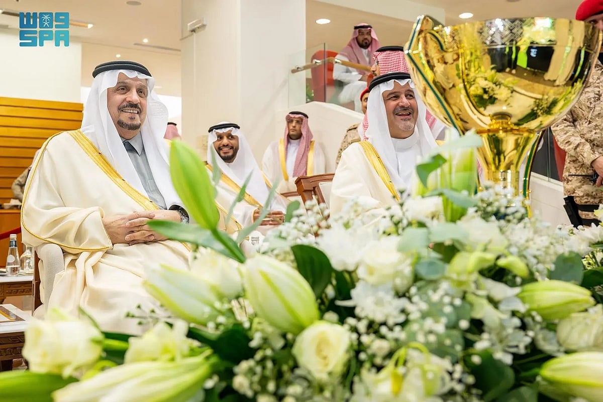 «تتويج الفائزين ببطولة كأسي ولي العهد للخيل تحت رعاية أمير الرياض»